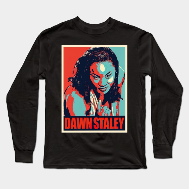 Dawn Staley Long Sleeve T-Shirt by ThomaneJohnson